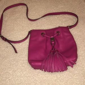 Michael Kors crossbody pink leather bag